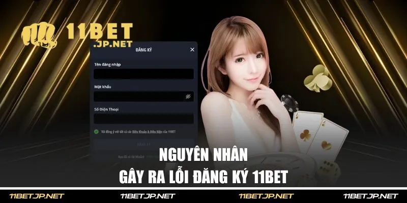 Nguyên nhân gây lỗi đăng ký