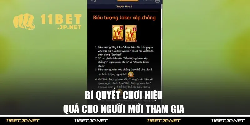 Bí quyết chơi hiệu quả cho người mới tham gia 